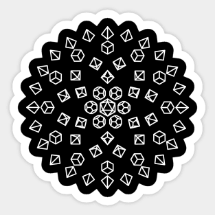 Orb Polyhedral Dice Sticker